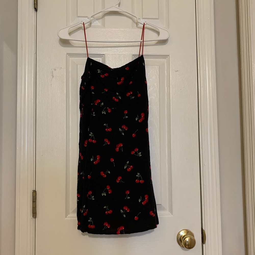 Cherry print dress